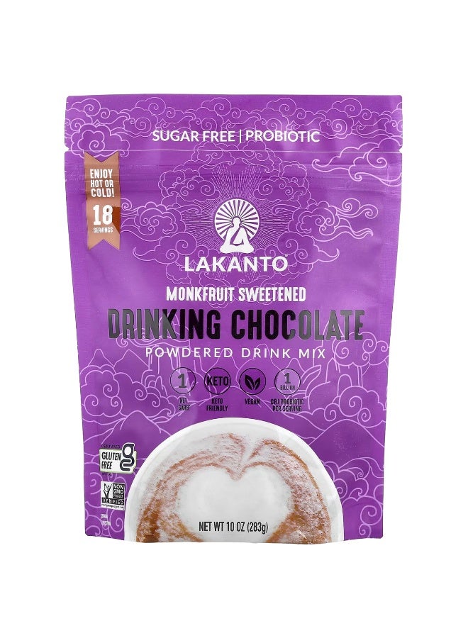 Lakanto, Drinking Chocolate, Powdered Drink Mix, 10 oz (283 g)